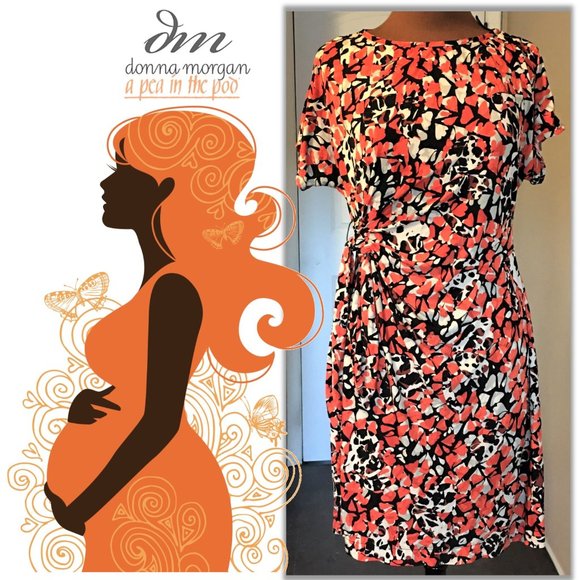 A Pea in the Pod Dresses & Skirts - A PEA IN THE POD Ruched Maternity Dress  |  Large
